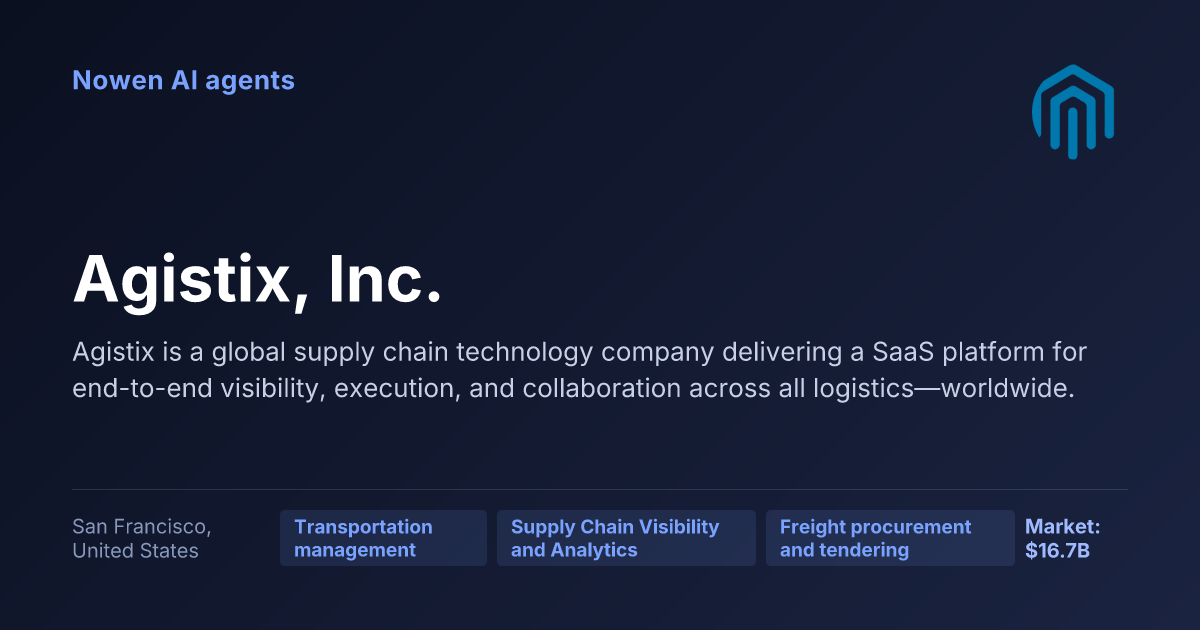 Agistix, Inc. — og:image preview