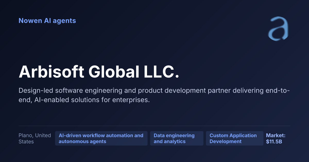 Arbisoft Global LLC. — og:image preview