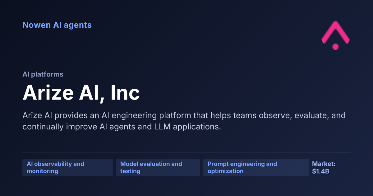 Arize AI, Inc — og:image preview