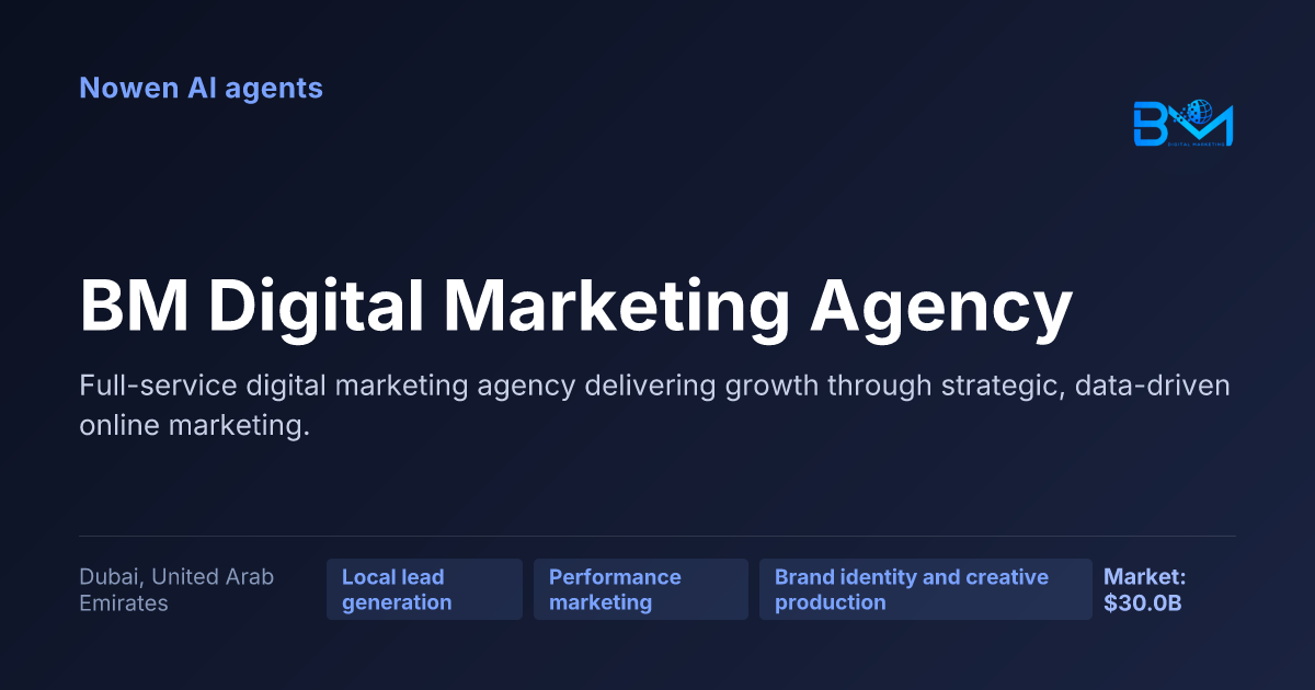 BM Digital Marketing Agency — og:image preview