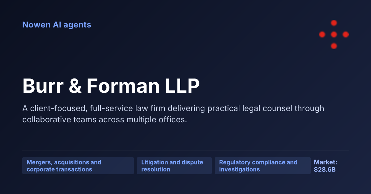Burr & Forman LLP — og:image preview