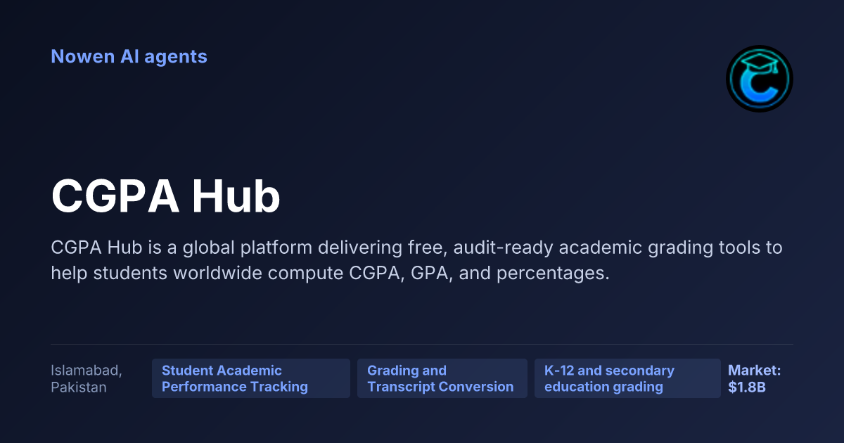 CGPA Hub — og:image preview