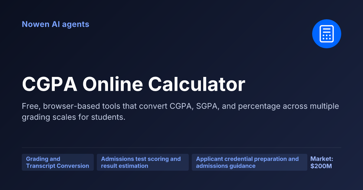 CGPA Online Calculator — og:image preview