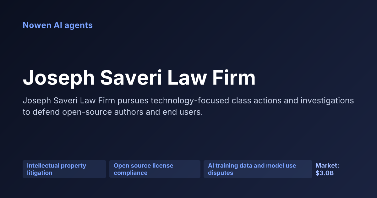 Joseph Saveri Law Firm — og:image preview
