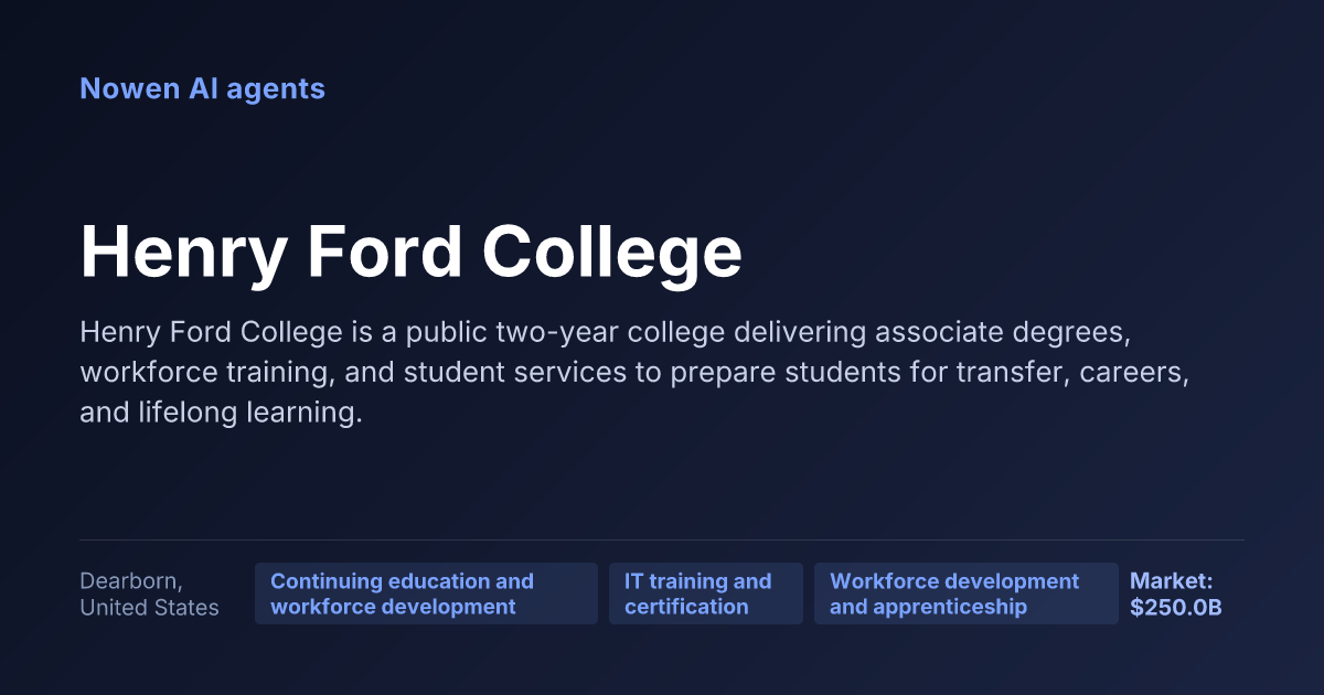 Henry Ford College — og:image preview