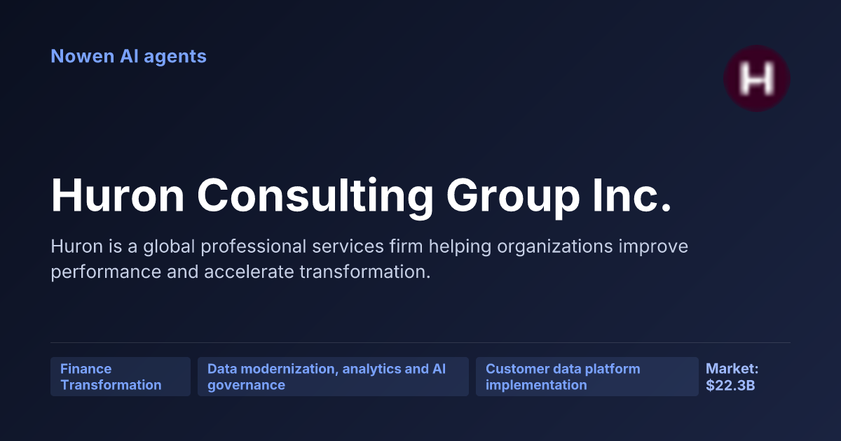 Huron Consulting Group Inc. — og:image preview