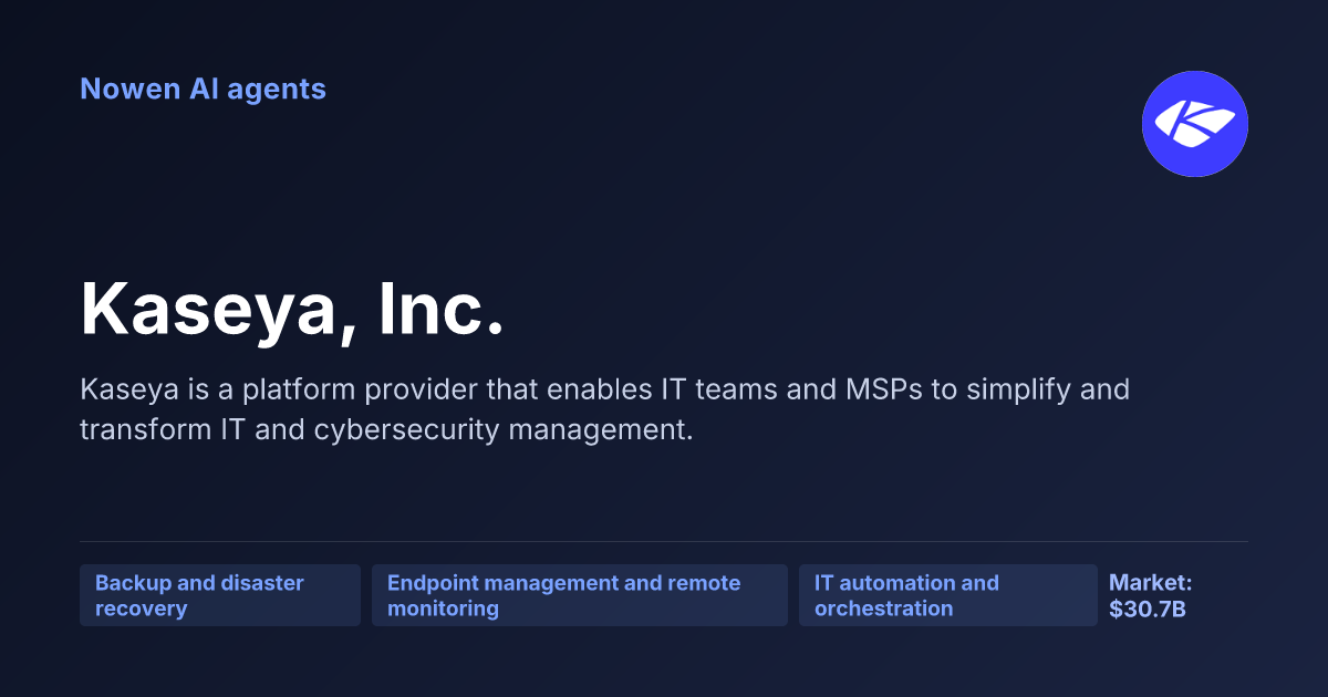 Kaseya, Inc. — og:image preview