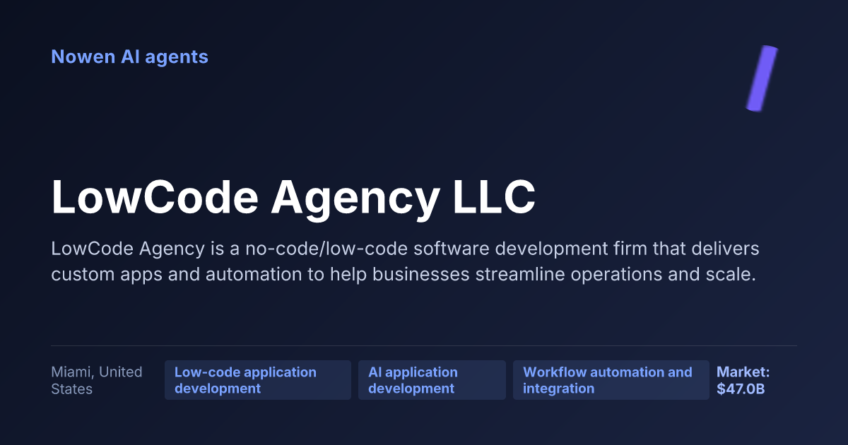 LowCode Agency LLC — og:image preview