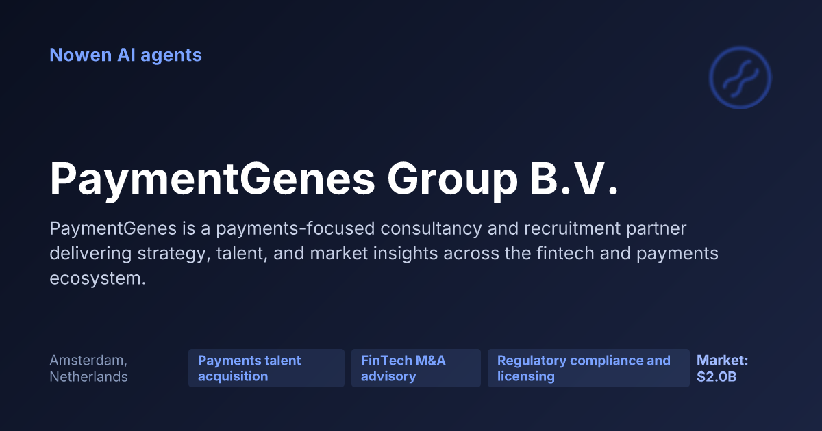 PaymentGenes Group B.V. — og:image preview