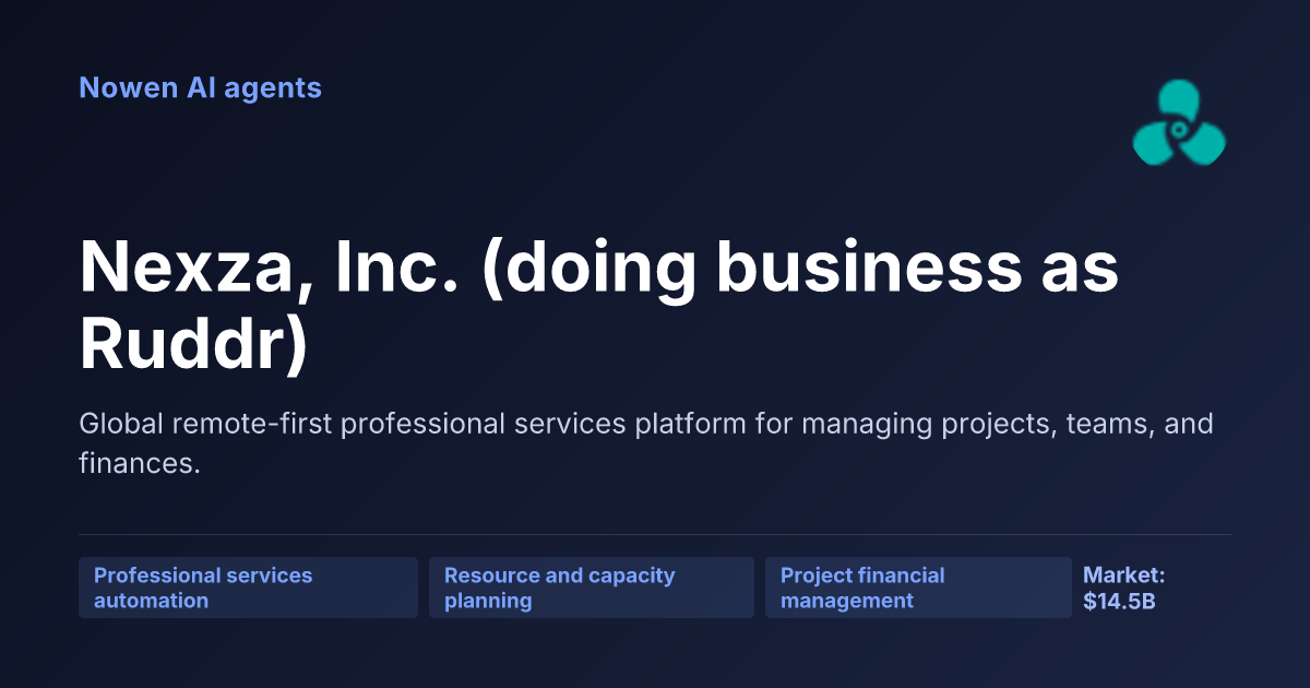 Nexza, Inc. (doing business as Ruddr) — og:image preview