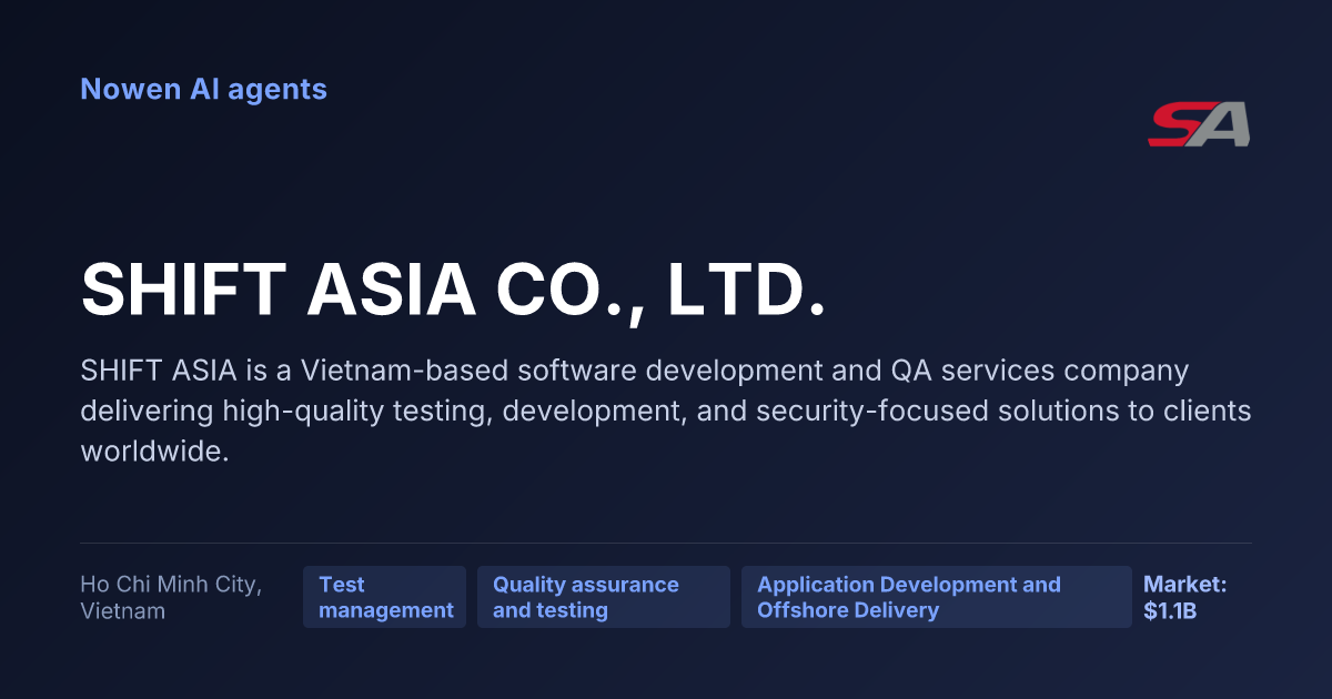 SHIFT ASIA CO., LTD. — og:image preview