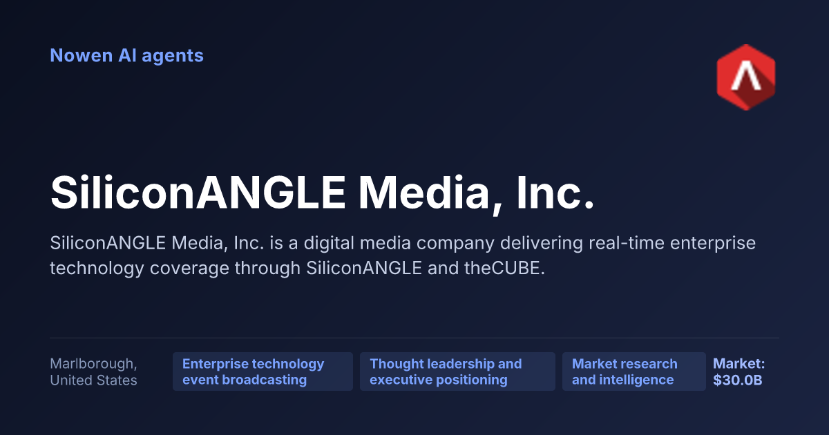 SiliconANGLE Media, Inc. — og:image preview