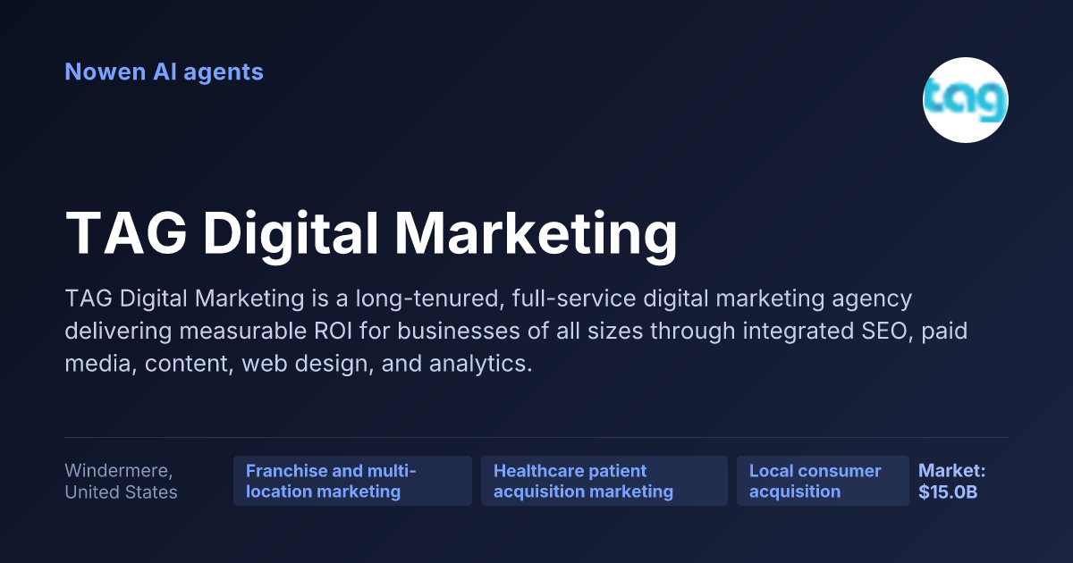 TAG Digital Marketing — og:image preview