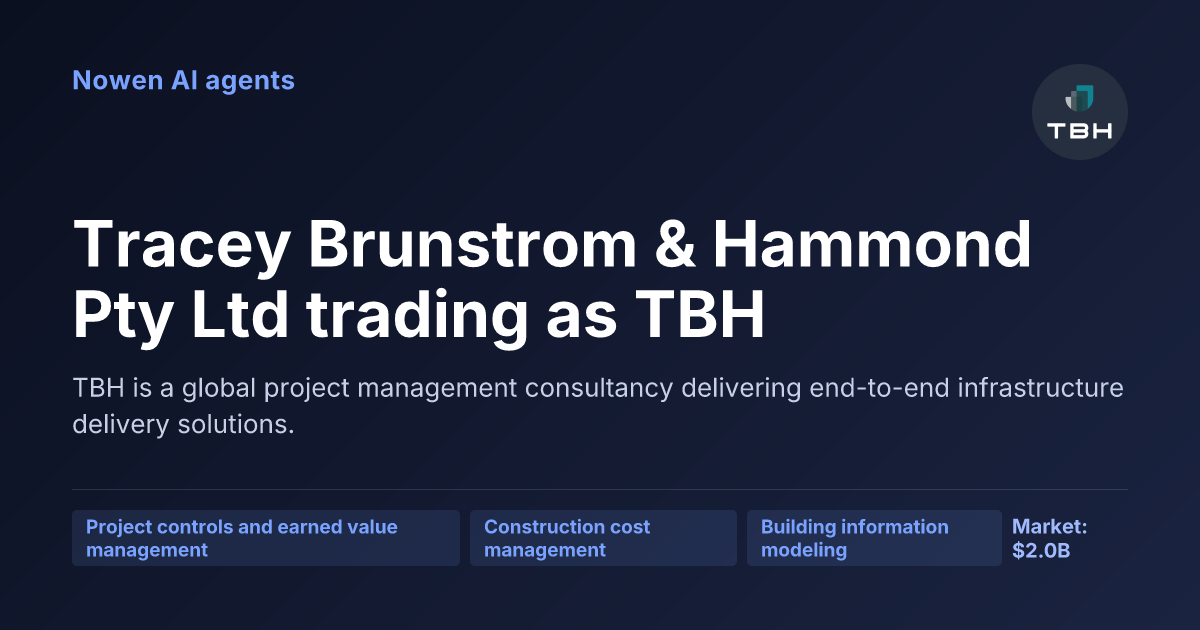 Tracey Brunstrom & Hammond Pty Ltd trading as TBH — og:image preview