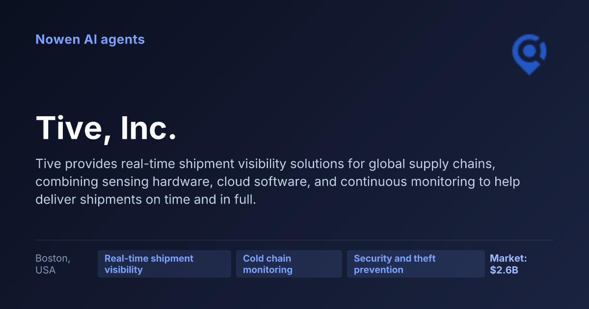 Tive, Inc. — og:image preview