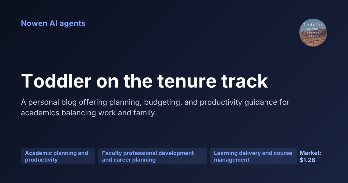 Toddler on the tenure track — og:image preview