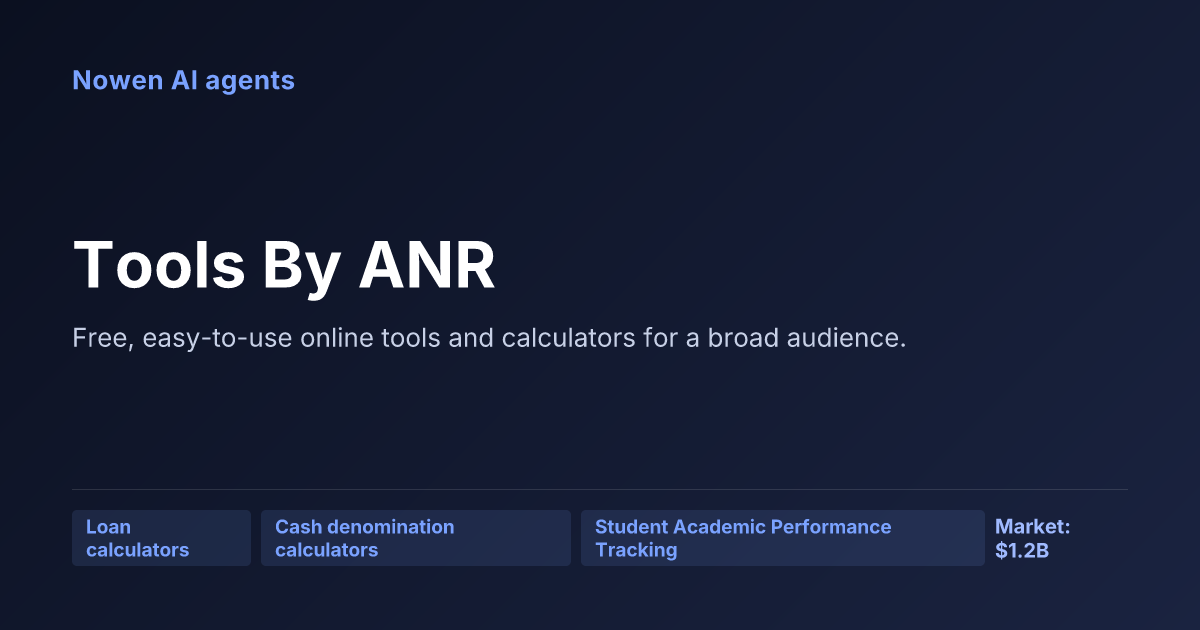 Tools By ANR — og:image preview
