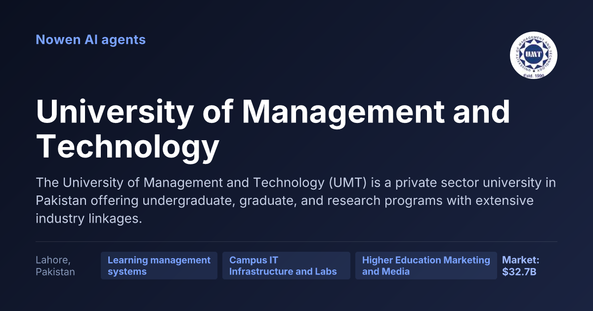 University of Management and Technology — og:image preview