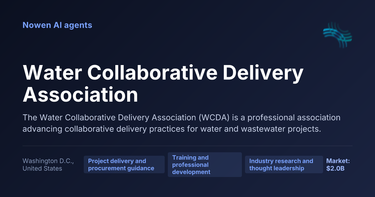 Water Collaborative Delivery Association — og:image preview